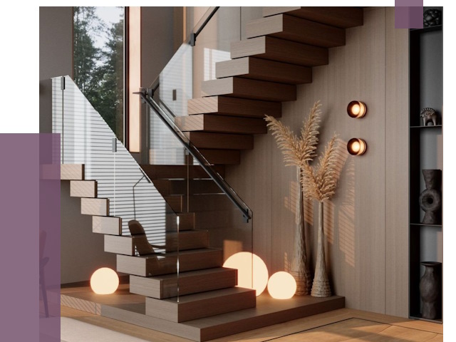 Изготовление и монтаж лестниц в Конаково от 86165 руб. | ПРОЛЁТ-Кнк