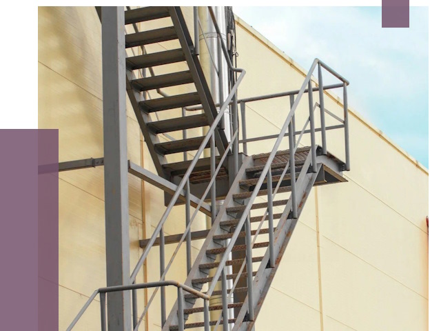 Пожарные лестницы в Конаково от 12164 руб. — монтаж и продажа | ПРОЛЁТ-Кнк