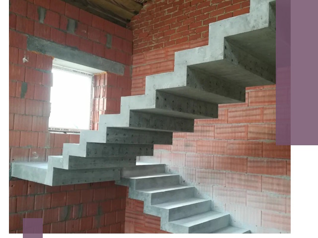 Бетонные лестницы под ключ в Конаково: монтаж, демонтаж, ремонт