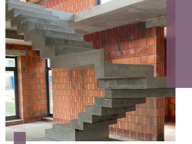 Изготовление бетонных лестниц под ключ в Конаково