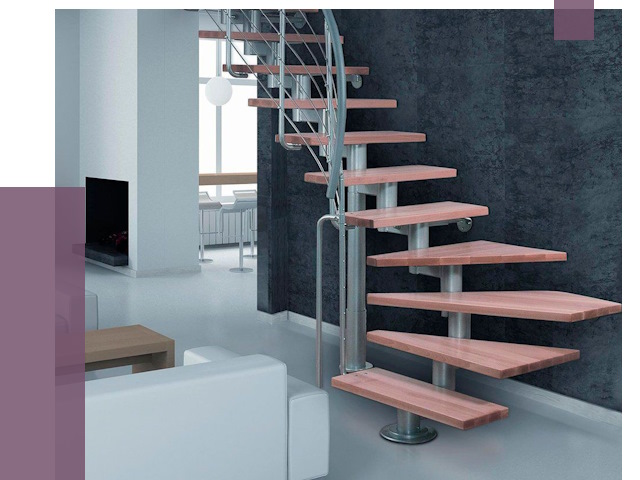 Модульные лестницы в Конаково от 16726 руб. — купить в ПРОЛЁТ-Кнк