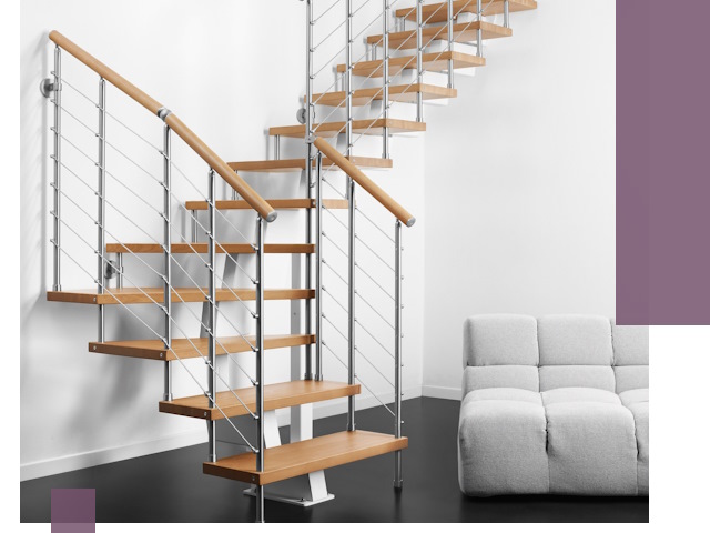 Модульные лестницы под ключ в Конаково — монтаж и изготовление