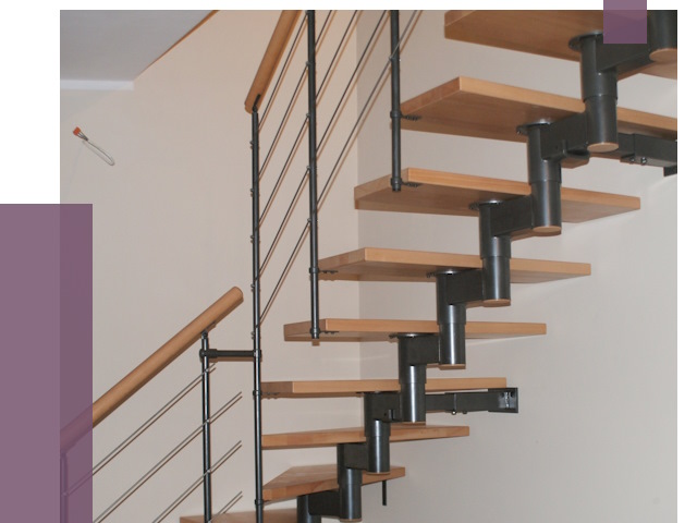 Изготовление модульных лестниц в Конаково от 11404 руб. 