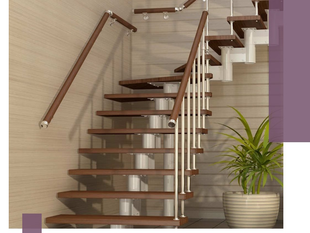 Изготовление модульных лестниц под ключ в Конаково