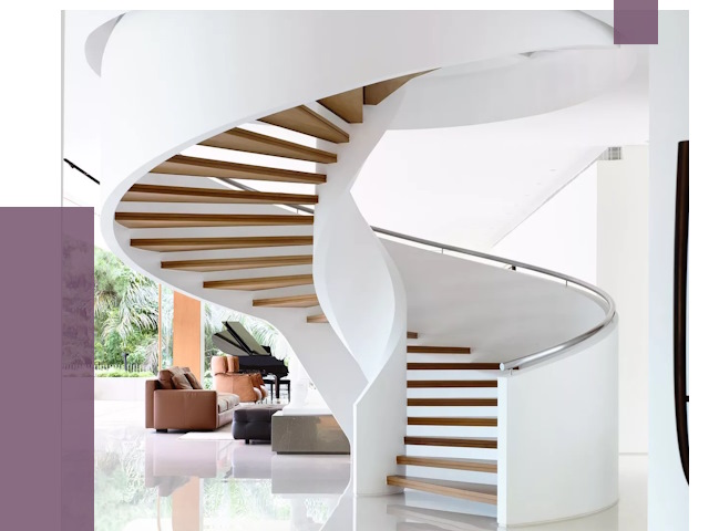 Винтовые лестницы в Конаково под ключ от 48151 руб. | ПРОЛЁТ-Кнк