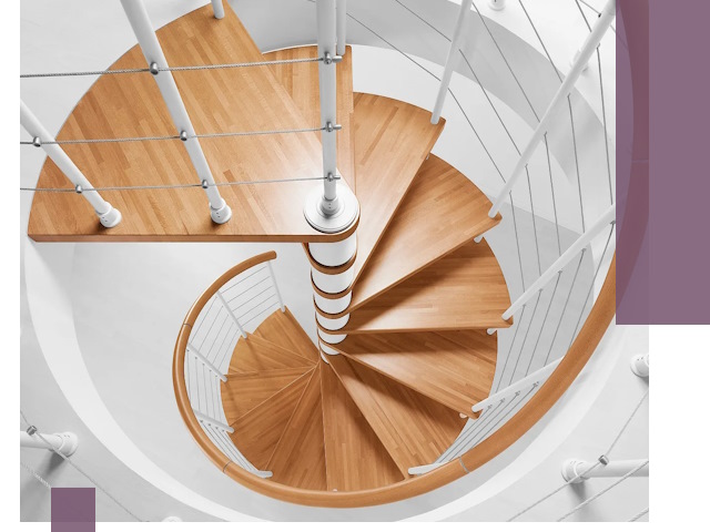 Изготовление винтовых лестниц под ключ в Конаково