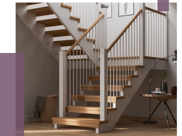 Маршевые лестницы в Конаково от 37760 руб. — монтаж | ПРОЛЁТ-Кнк