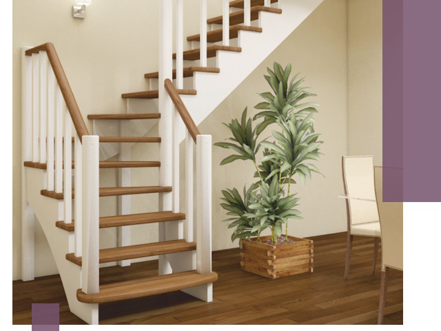 Г-образные лестницы под ключ в Конаково — изготовление и монтаж