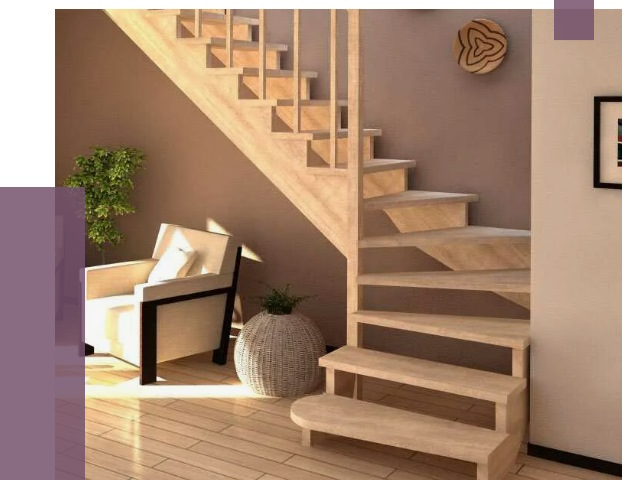 Изготовление Г-образных лестниц в Конаково от 18753 руб. 