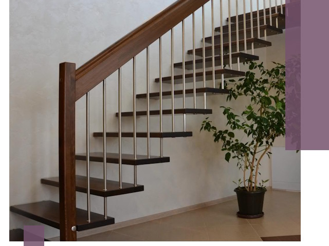 Лестницы на больцах под ключ в Конаково – изготовление и монтаж