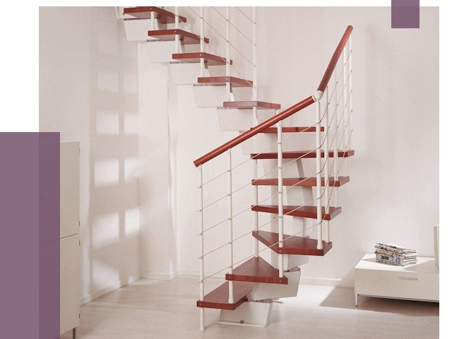 Изготовление лестниц на больцах в Конаково от 9630 руб. | ПРОЛЁТ-Кнк
