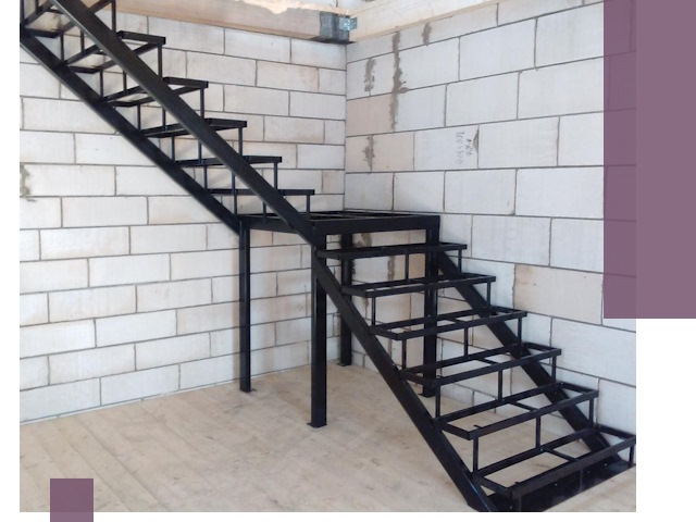 Лестницы на металлокаркасе под ключ в Конаково — изготовление и монтаж