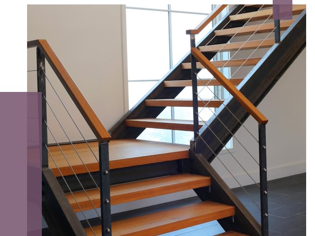 Изготовление лестниц на металлокаркасе в Конаково от 18753 руб. | ПРОЛЁТ-Кнк