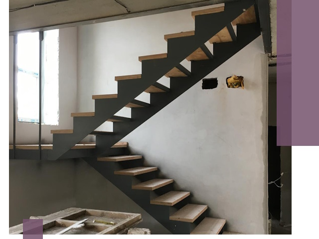 Изготовление лестниц на металлокаркасе в Конаково от производителя