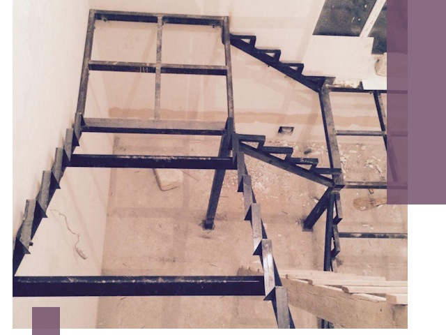 Монтаж лестниц на металлокаркасе в Конаково быстро и качественно