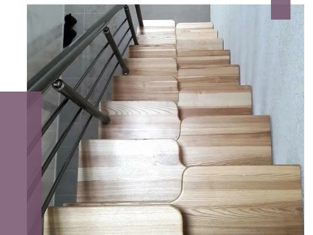 Лестницы гусиный шаг в Конаково от 12925 руб. под ключ | ПРОЛЁТ-Кнк