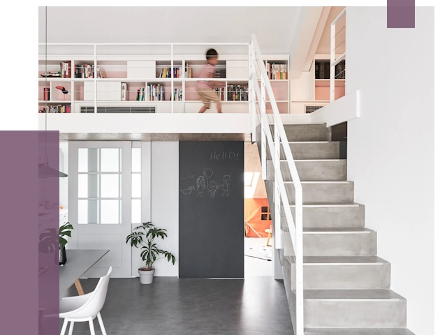 Лестницы для двухуровневой квартиры в Конаково от 174863 руб. | ПРОЛЁТ-Кнк