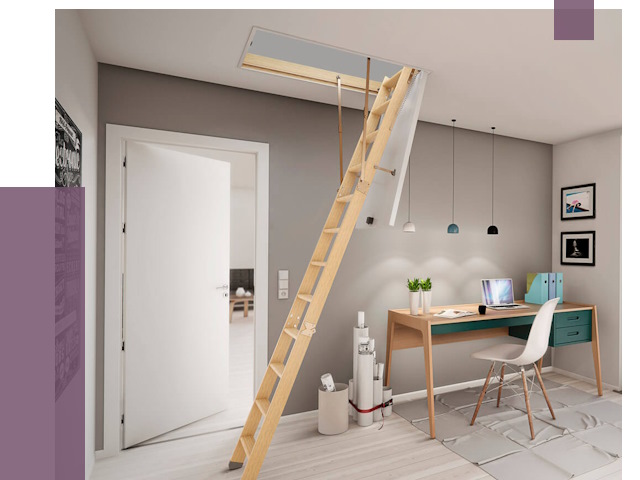 Чердачные лестницы в Конаково — от 14445 руб. | ПРОЛЁТ-Кнк