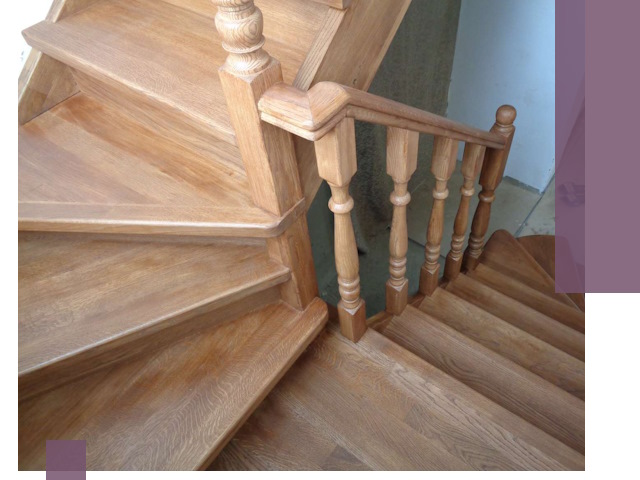 Дубовые лестницы под ключ в Конаково: изготовление и монтаж