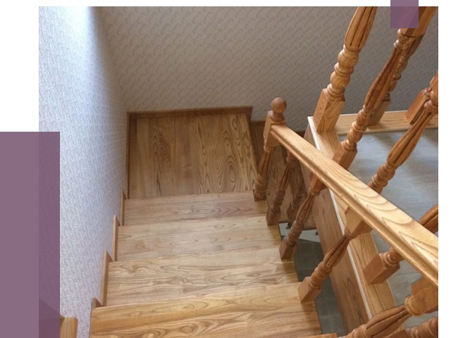 Сосновые лестницы в Конаково под ключ от 8008 руб.  | ПРОЛЁТ-Кнк