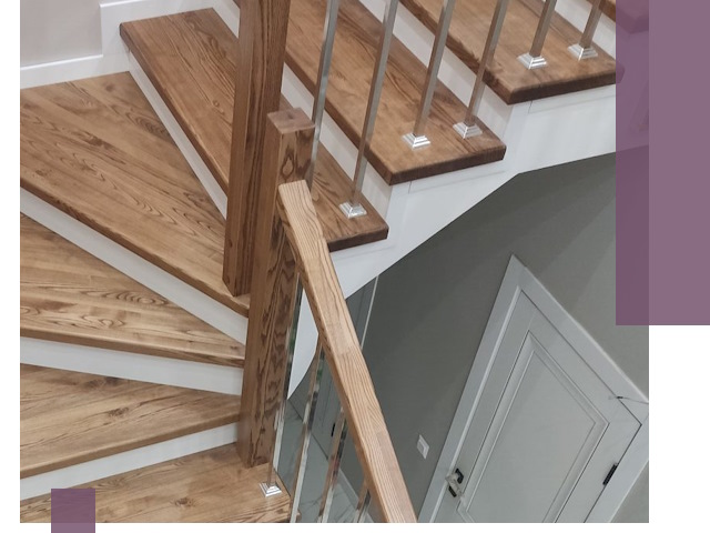 Обшивка металлических лестниц под ключ в Конаково