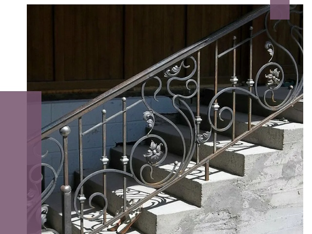Кованые перила в Конаково от 8616 руб. под ключ — качество от ПРОЛЁТ-Кнк