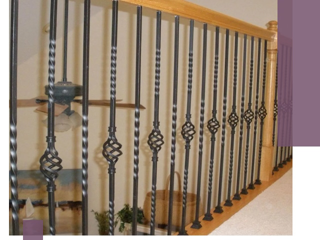 Изготовление и монтаж кованных перил в Конаково под ключ