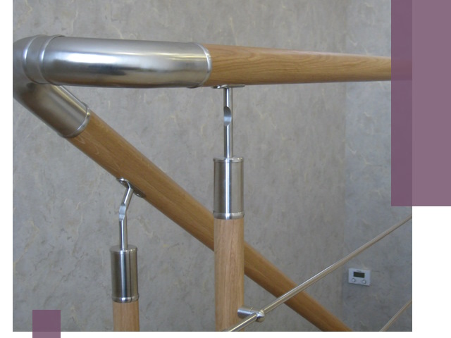 Комбинированные перила на заказ в Конаково — монтаж и производство