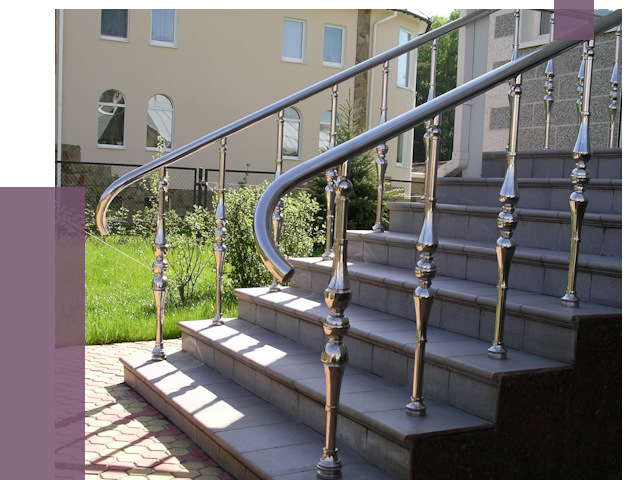 Перила для крыльца в Конаково от 10644 руб. — монтаж ПРОЛЁТ-Кнк