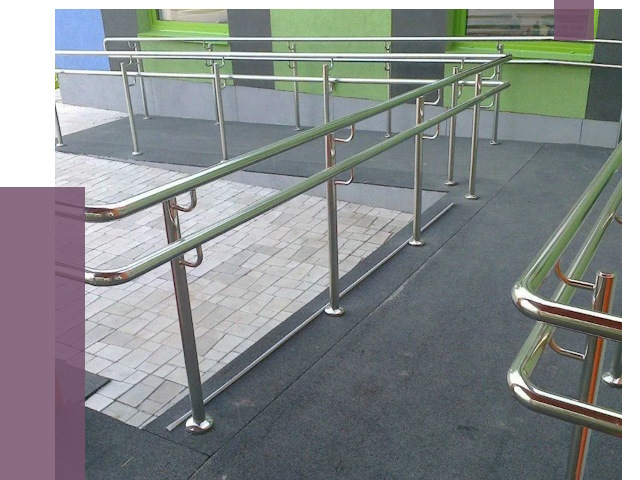 Ограждения пандусов в Конаково от 4308 руб. монтаж | ПРОЛЁТ-Кнк