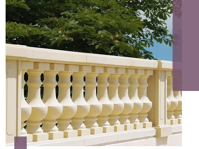 Установка балюстрады в Конаково: изготовление и монтаж под ключ