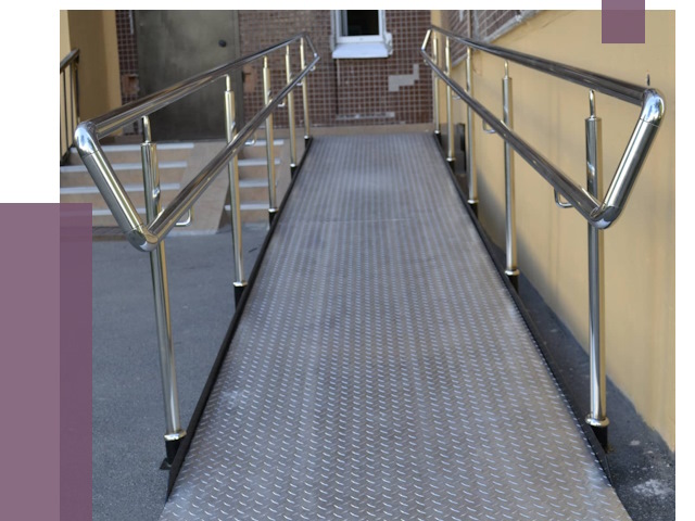 Пандусы в Конаково от 12164 руб. — установка для инвалидов | ПРОЛЁТ-Кнк