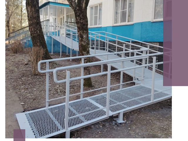 Пандусы под ключ в Конаково: изготовление, монтаж и демонтаж