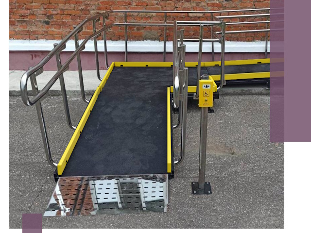 Изготовление наклонных пандусов для инвалидов в Конаково