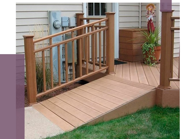 Пандус на крыльцо в Конаково под ключ от 7704 руб.