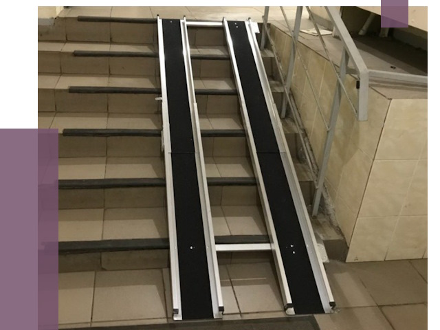 Установка пандуса в подъезд в Конаково от 7907 руб. под ключ | ПРОЛЁТ-Кнк