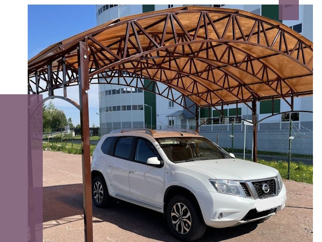 Недорогие навесы в Конаково от 42575 руб.  | ПРОЛЁТ-Кнк