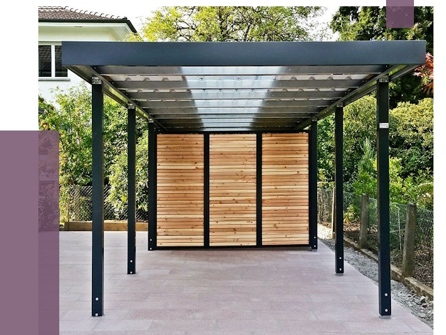 Отдельно стоящие навесы во дворе в Конаково от 79575 руб. | ПРОЛЁТ-Кнк