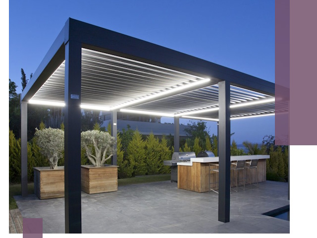 Навесы отдельно стоящие под ключ в Конаково из металла и поликарбоната