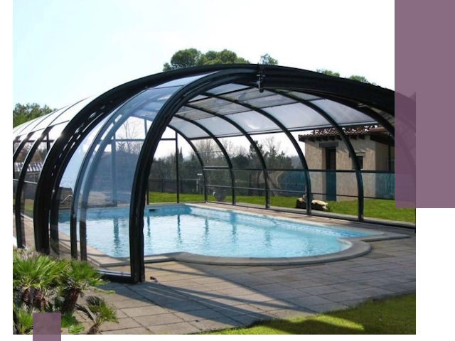 Навесы для бассейна в Конаково: изготовление и монтаж под ключ