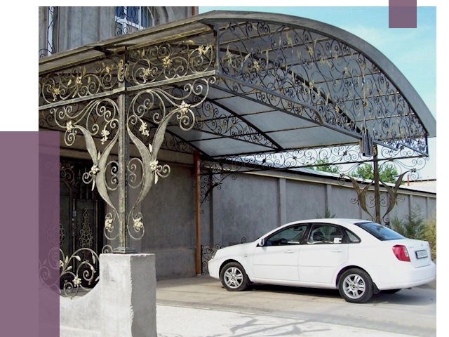 Кованые навесы в Конаково от 14445 руб. | ПРОЛЁТ-Кнк