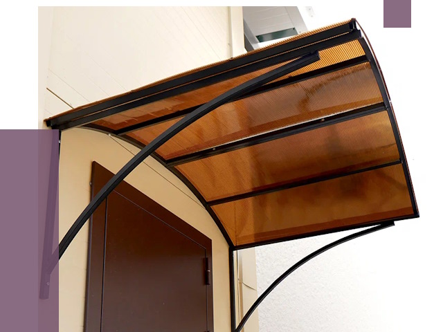 Недорогие козырьки в Конаково от 7522 руб.  | ПРОЛЁТ-Кнк