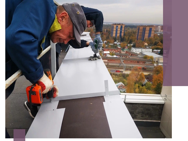 Монтаж парапетов в Конаково — установка прочных металлических ограждений