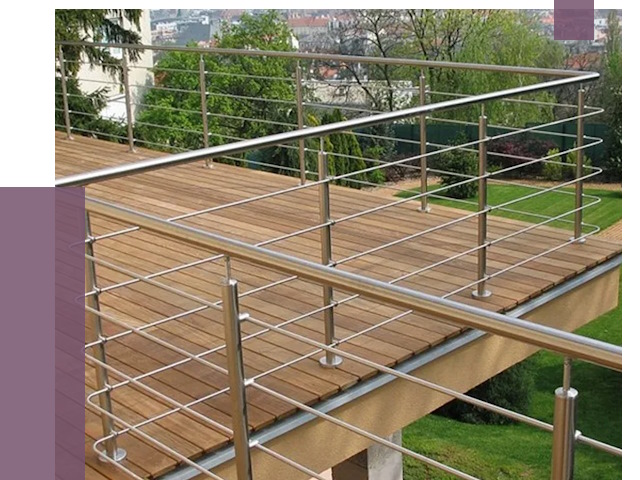 Алюминиевые парапеты в Конаково под ключ от 7704 руб. 