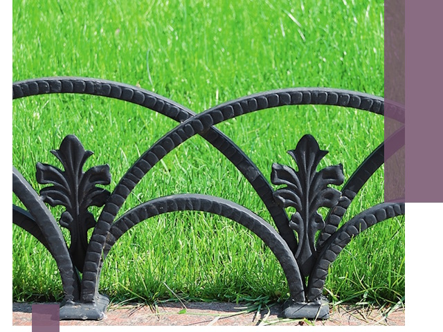 Декоративные металлические бордюры под ключ в Конаково