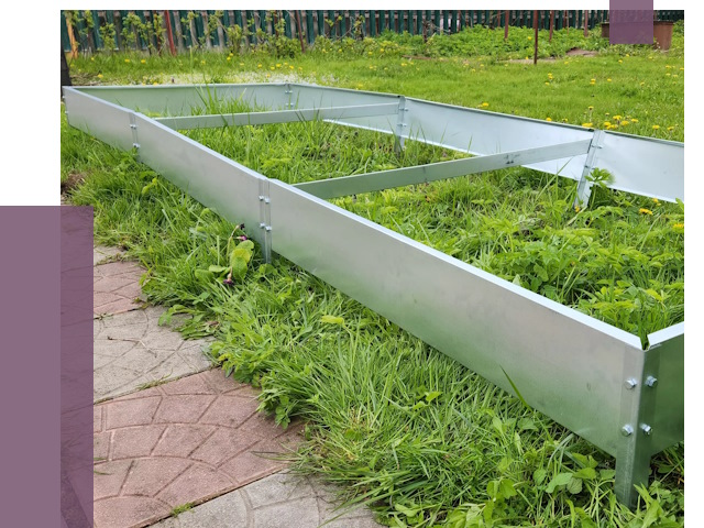 Металлические бордюры для грядок в Конаково от 1774 руб. 