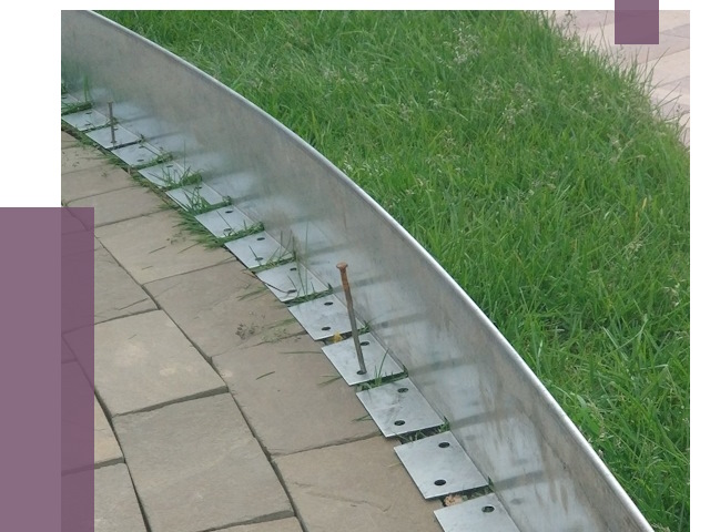 Металлические бордюры для тротуаров в Конаково от 8616 руб.