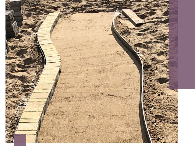 Металлические бордюры для тротуаров в Конаково — прочные и долговечные