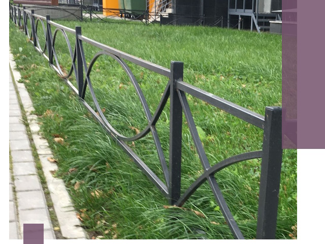 Газонные ограждения из металла в Конаково — монтаж и продажа