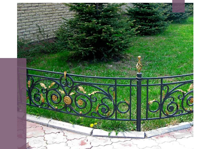 Кованые газонные ограждения в Конаково от 7552 руб. — ПРОЛЁТ-Кнк